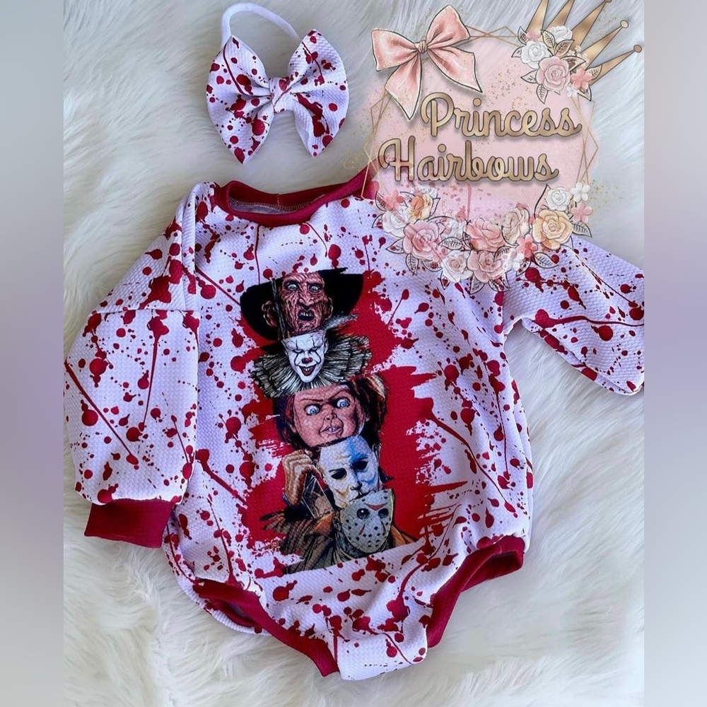 Halloween sweater romper